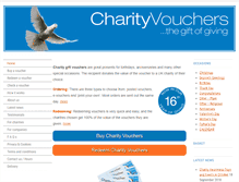 Tablet Screenshot of charityvouchers.org